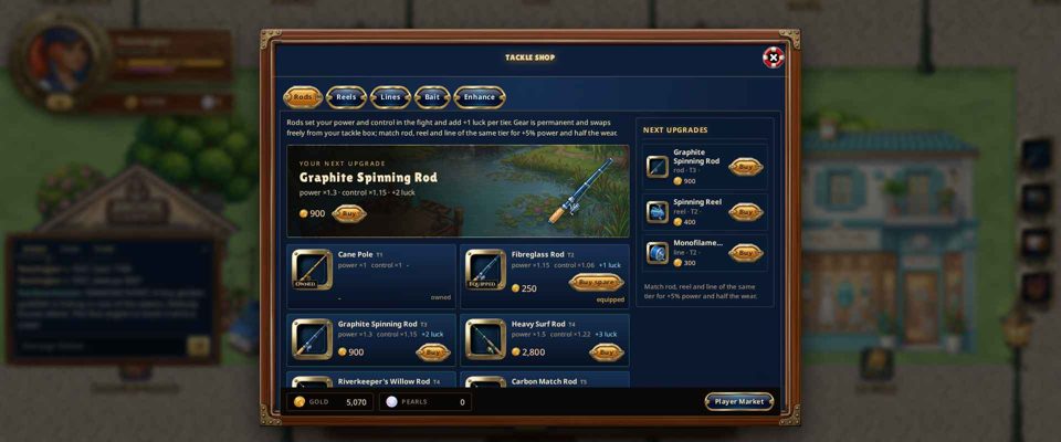 Upgrade your tackle